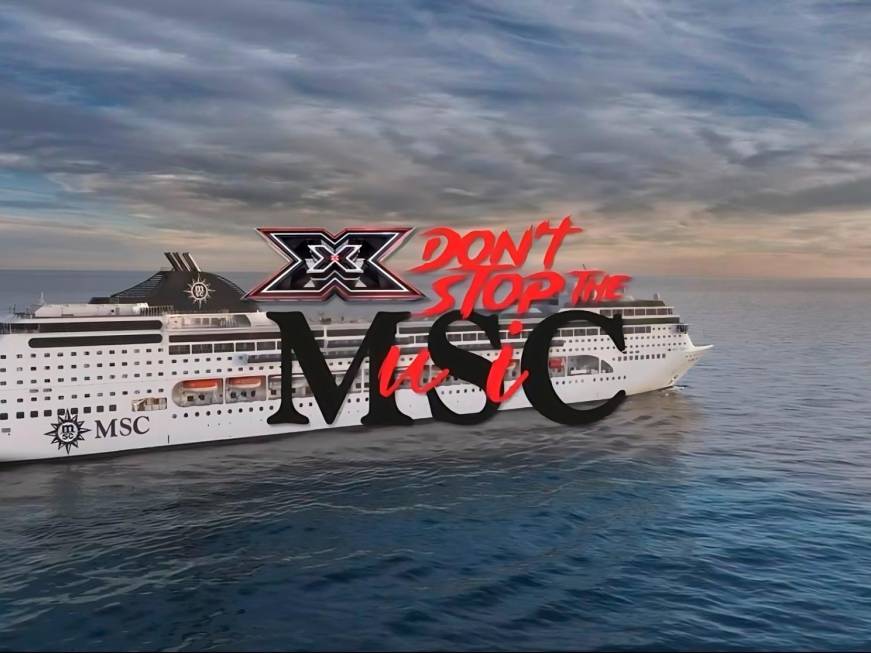 Msc Lirica diventa la nave di X Factor: da domani i live dei concorrenti