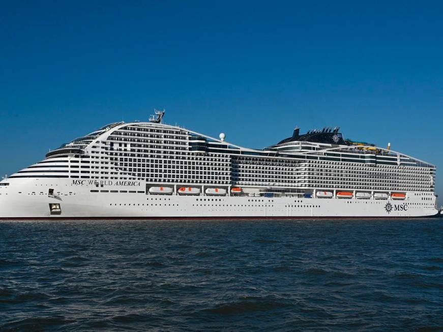 Msc World America, completate le prove in mare