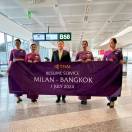 Thai Airways, tornadopo quattro anniil Milano-Bangkok