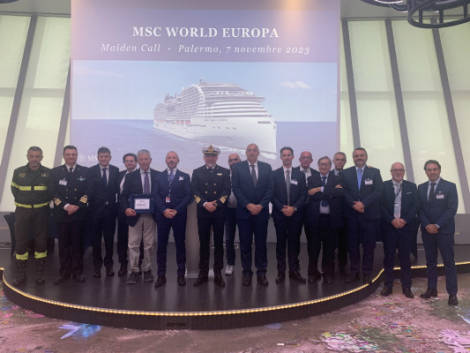 Msc Crociere porta Msc World Europa a Palermo e celebra il raddoppio dei passeggeri