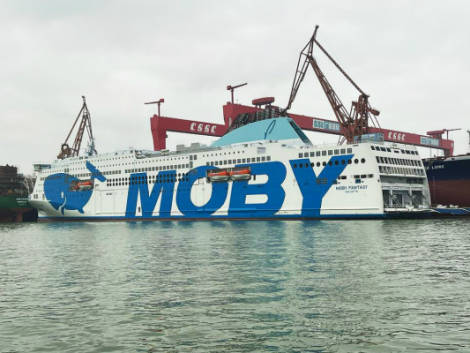 Olbia: in arrivo la Moby Fantasy, il più grande traghetto passeggeri del mondo