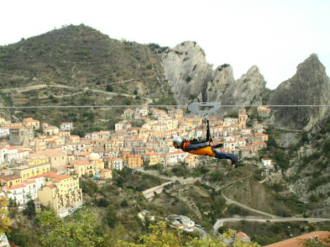 Dolomiti Lucane, ritorna il Volo dell'Angelo