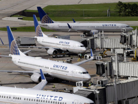 United Airlines decolla da Palermo verso New York