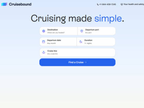 Nasce Cruisebound, la Ota delle crociere creata dagli ex di Booking.com