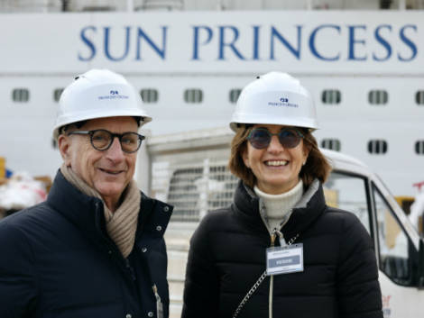 Sun Princess, ultimi ritocchi: la nave pronta al battesimo