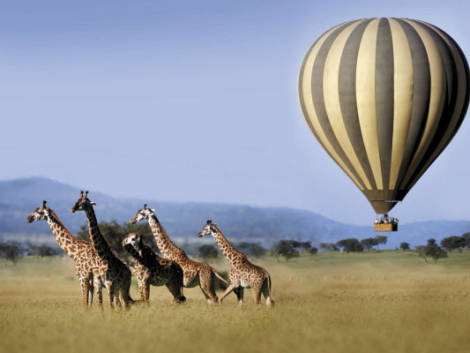 Lusso in Africa:il primo safari tutto in mongolfiera nel Serengeti