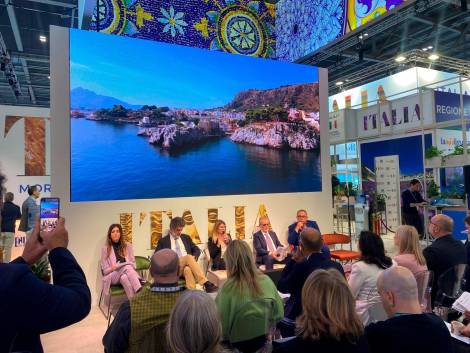 Un momento della conferenza stampa al WTM 2024