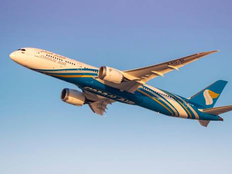 Oman Air atterra a Roma FiumicinoDa dicembrevolo su Muscat