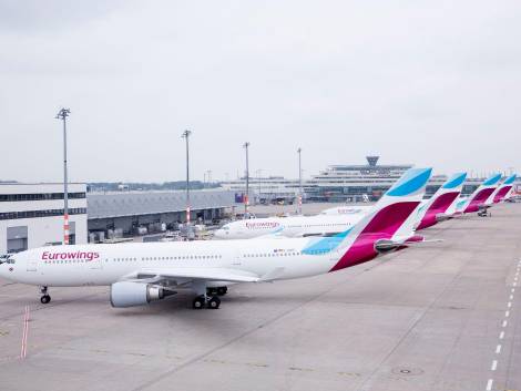 Eurowings, via libera da Lufthansa al rinnovo della flotta: 40 nuovi aerei entro il 2032