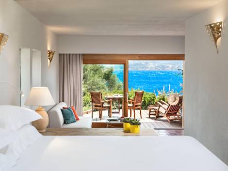 Una delle suite dell’Hotel Capo d’Orso