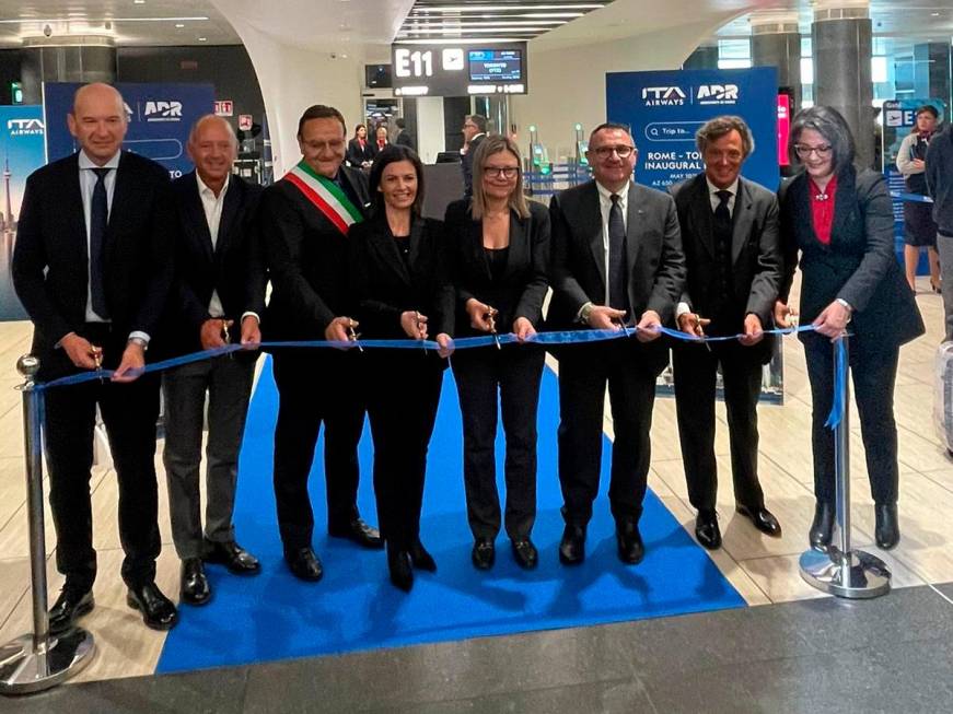 Ita Airways,oggi al viail Roma-Toronto