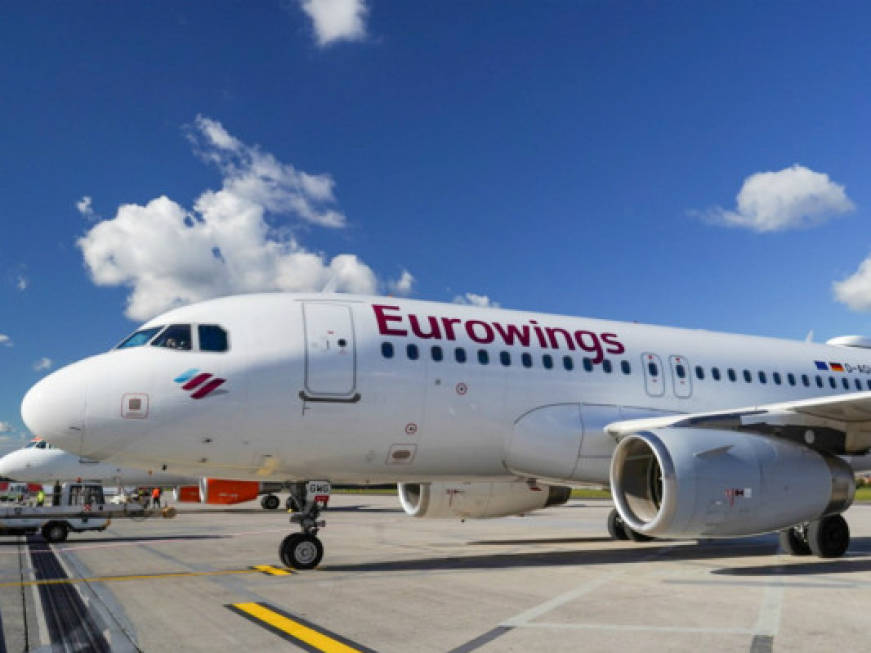 Eurowings, forte potenziamento per l’estate. Sette nuovi voli sull’Italia