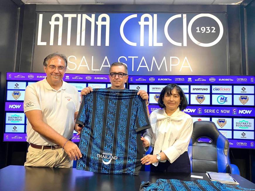 L’Ente del turismo thailandese sponsor del Latina Calcio