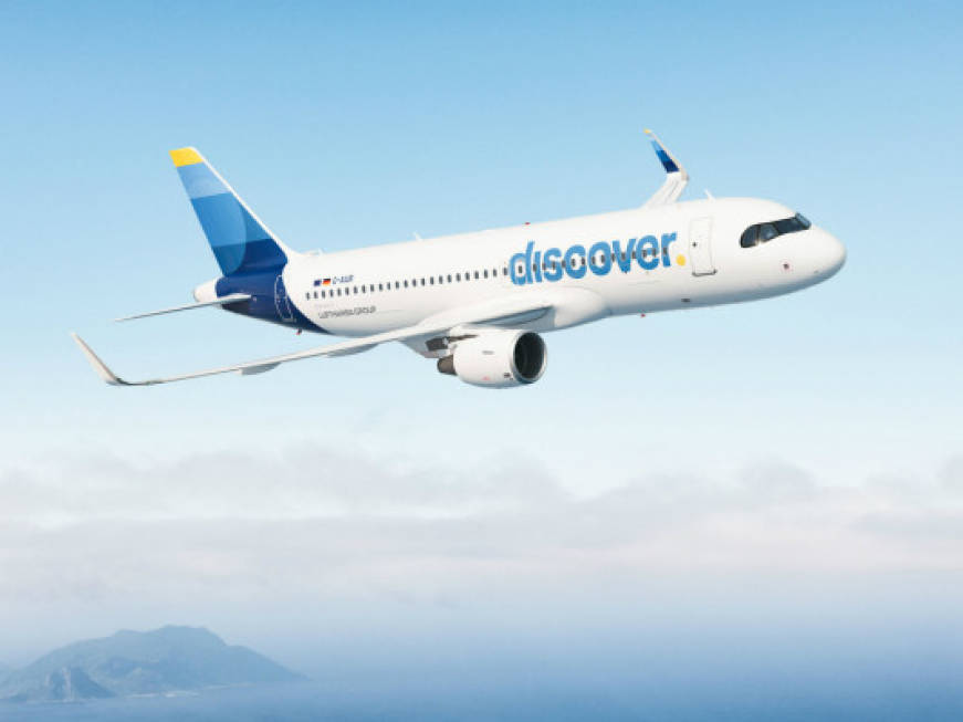 Discover Airlines, primo volo con la nuova livrea