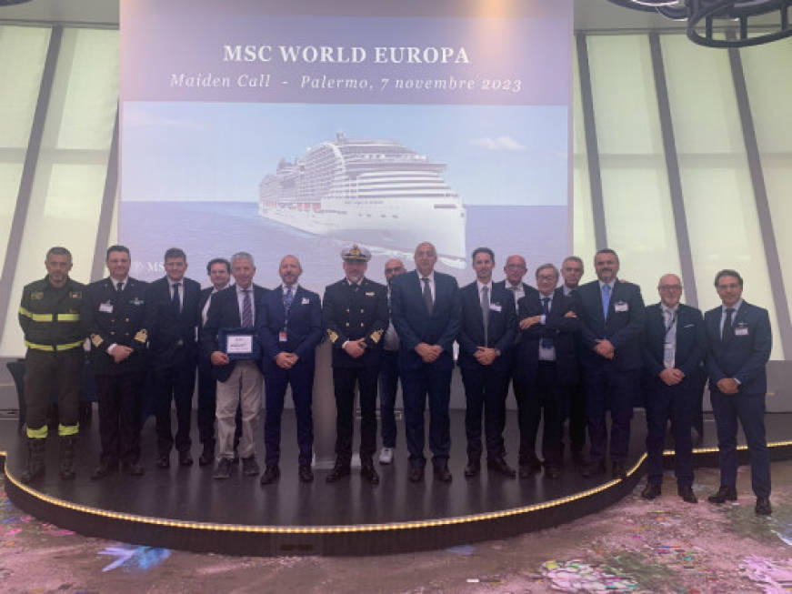 Msc Crociere porta Msc World Europa a Palermo e celebra il raddoppio dei passeggeri