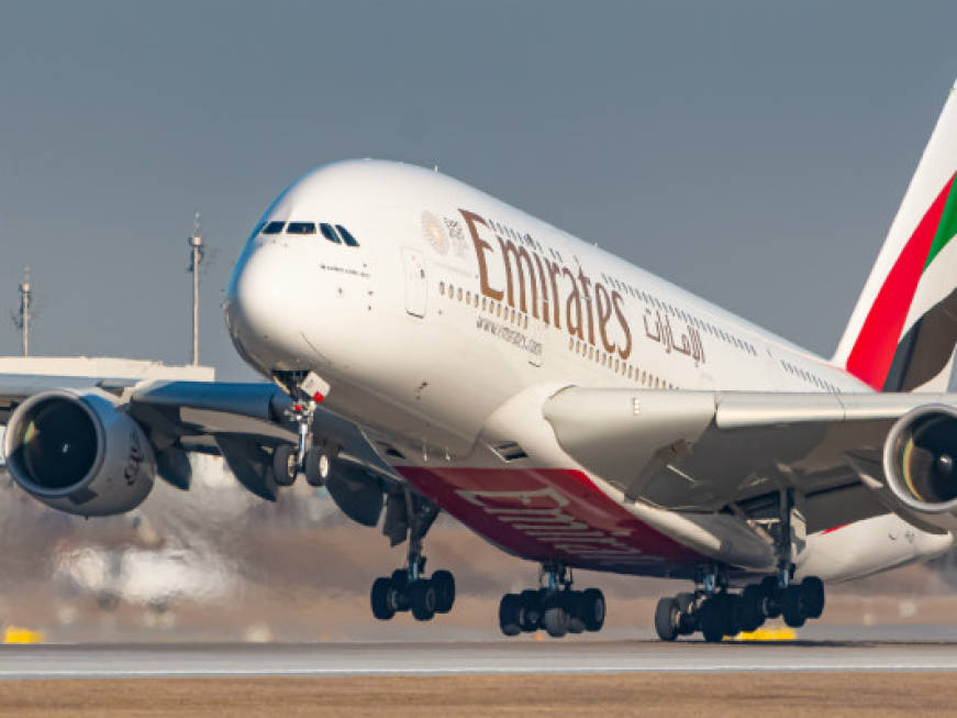 Emirates: “Estate positiva in Italia, traffico in forte crescita”