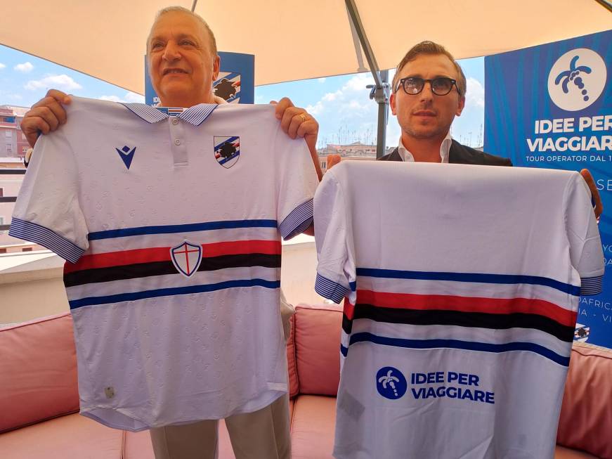 Idee per Viaggiare diventa sponsor della Sampdoria