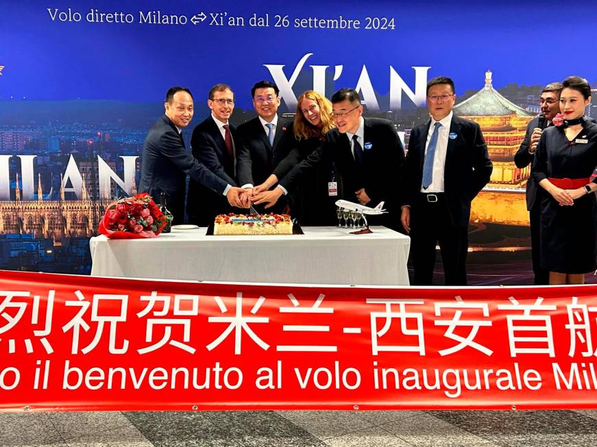 Volo Malpensa-Xi’andi China Easternnew entry a Milano