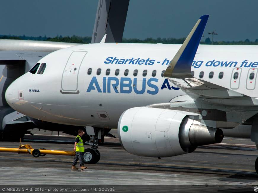 Airbus rivede al ribasso le consegne per problemi di approvvigionamento