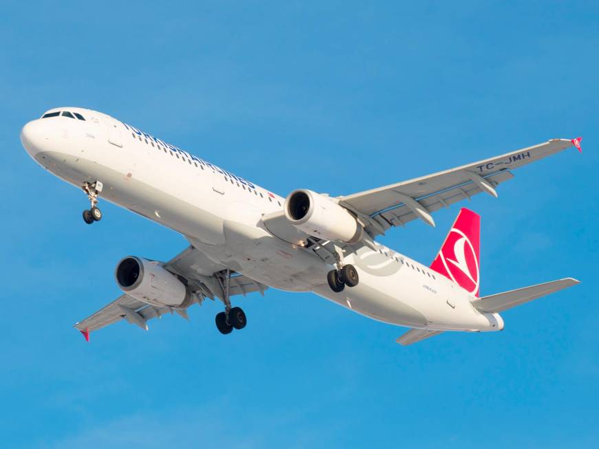 Turkish Airlines,passeggeri italianiin crescita del 6%