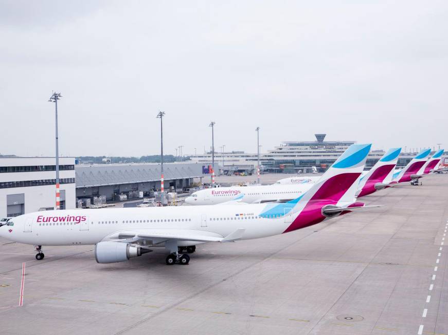 Eurowings lancia la summer 2025: 412 voli per l’estate