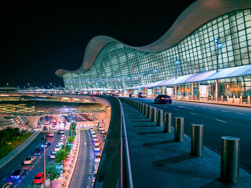 Cresce del 33% il traffico della Zayed International Airport