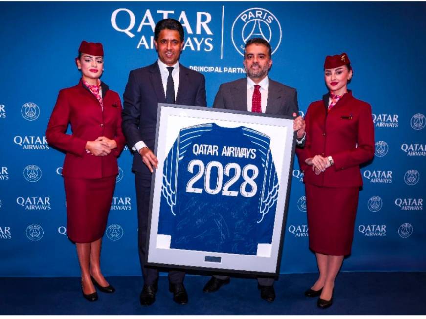 Qatar Airways con il Paris Saint-Germain fino al 2028