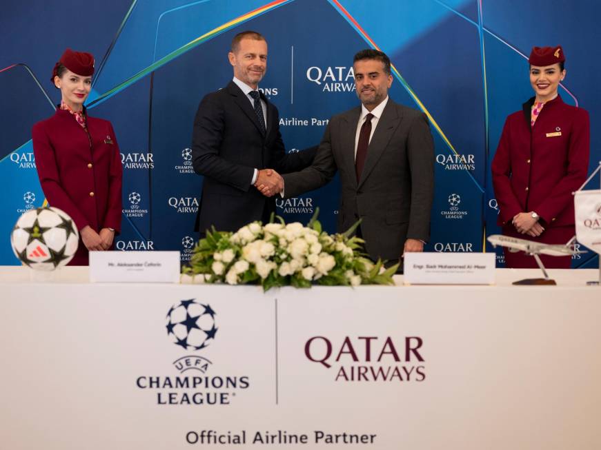 Qatar Airways è sponsor ufficiale della Champions League